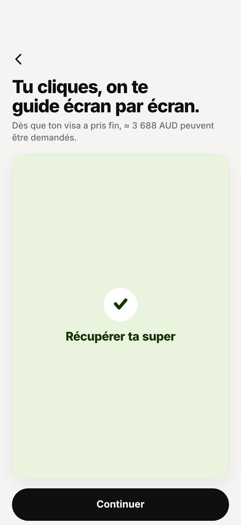 WHV Wallet : démarche Récupérer ta super terminée